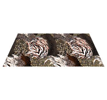 Mix animal print vinyl hallway runner - TenStickers