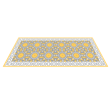 Pantone hidraulic pattern tile mat - TenStickers