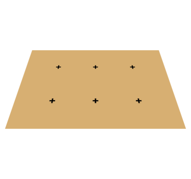 Simple beige design minimal vinyl rug - TenStickers
