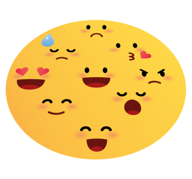 Emojis collage teen vinyl rug - TenStickers