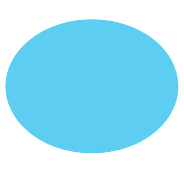 Circular monocolor design blue vinyl rug - TenStickers