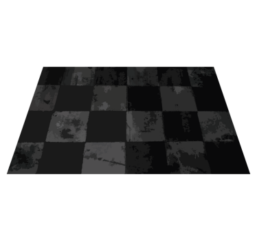 Checkered Layout tile vinyl rug - TenStickers