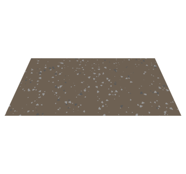 Textured Earth Tones bedroom vinyl rug - TenStickers
