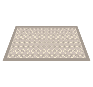 Elegant Star Pattern marble vinyl rug - TenStickers
