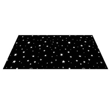 Celestial Evening Motivation star vinyl rug - TenStickers