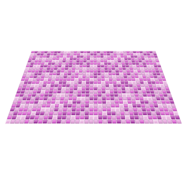 Purple shades mosaic tile vinyl rug - TenStickers