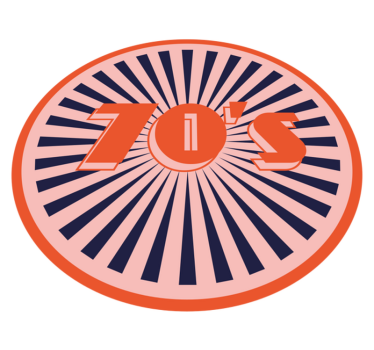 Retro 70's Flair vintage vinyl rug - TenStickers