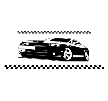 Stylish sports cars teen vinyl rug - TenStickers