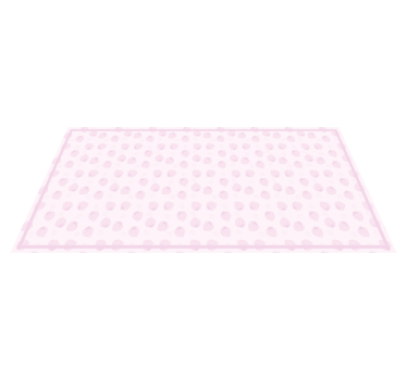 Pink Strawberry Pattern kitchen vinyl rug - TenStickers