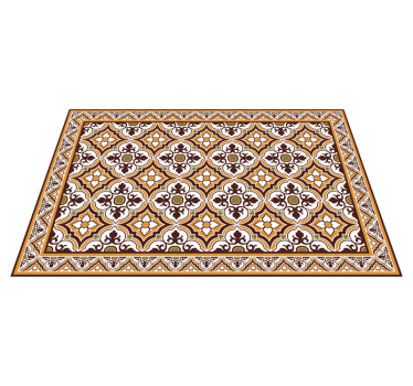 Elaborate Mosaic Arrangement tile vinyl rug - TenStickers