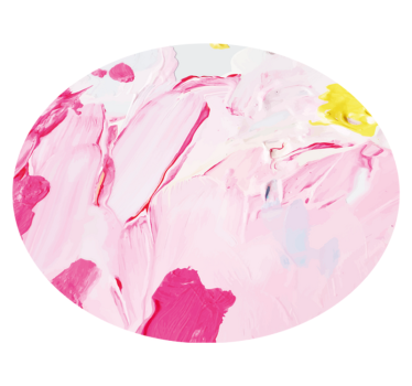 Teen vinyl rug abstract pink swirls - TenStickers