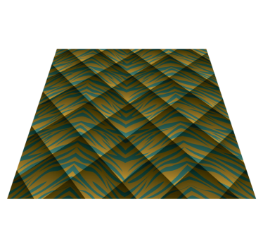 Animal print vinyl rug zebra pattern fusion - TenStickers