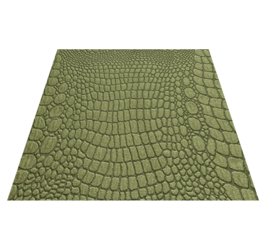 Animal print vinyl rug with crocodile skin texture - TenStickers