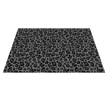 Leopard Print Aesthetic animal print vinyl rug - TenStickers