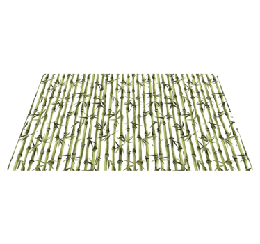 Bamboo Serenity nature vinyl rug - TenStickers