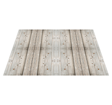 Aged Timber Boards wood effect vinyl rug - TenStickers
