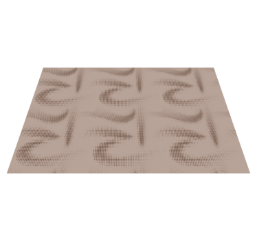 Soft Textured Swirls living room vinyl rug - TenStickers