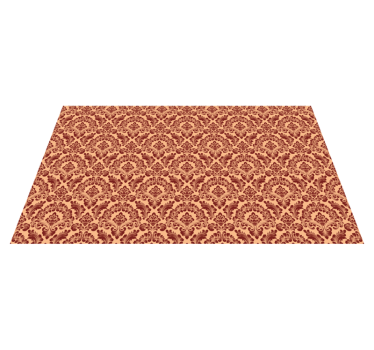 Baroque Pattern Elegance vintage vinyl rug - TenStickers
