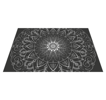 Mandala Pattern Symmetry mandala carpet - TenStickers