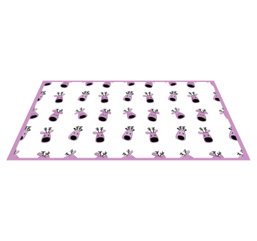 Reindeer Illustrations kids rug - TenStickers