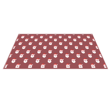 Santa Pattern Christmas carpet runner - TenStickers