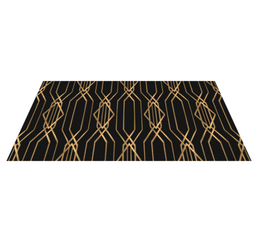 Art Deco Elegance geometric rug - TenStickers
