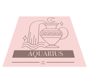 Aquarius Zodiac custom floor mat - TenStickers