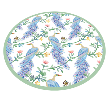Feathered Elegance animal mat - TenStickers