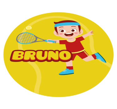 Personalized Sports custom vinyl rug - TenStickers