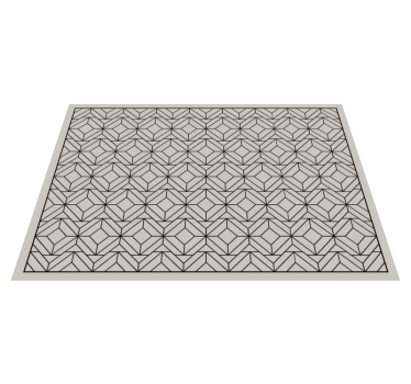 Geometric Bath Mat bathroom vinyl rug - TenStickers