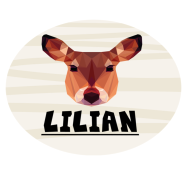 Customizable Deer custom vinyl rug - TenStickers