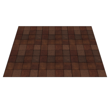 Earthy Tiled Surface tile vinyl rug - TenStickers
