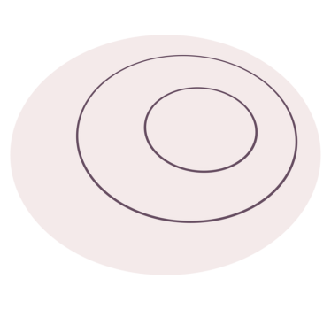 Minimalist Circular Design rug - TenStickers