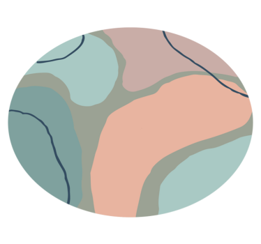 Abstract Geometric Shapes minimal rug - TenStickers