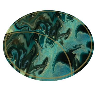 Abstract Marbled Pattern texture rug - TenStickers