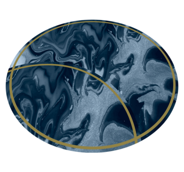 Abstract Marbled Circular Design texture rug - TenStickers