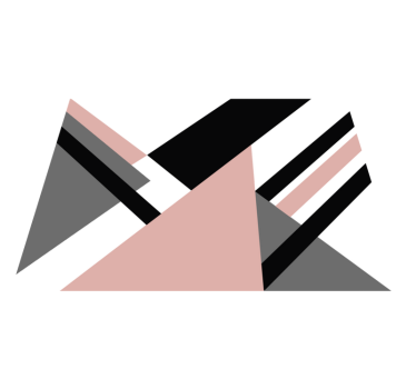Angular Contrast geometric vinyl rug - TenStickers