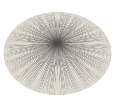 Geometric Burst Circular Design minimal rug - TenStickers