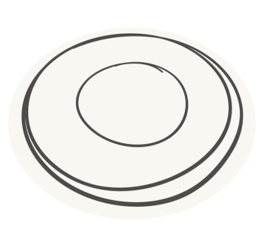 Concentric Circles minimal vinyl rug - TenStickers