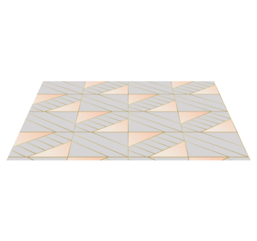 Geometric Patterned Rug - TenStickers