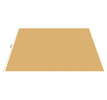 Wicker texture texture rug - TenStickers