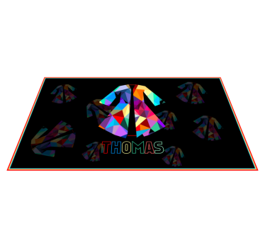 Technicolor dreamcoat bedroom carpet - TenStickers