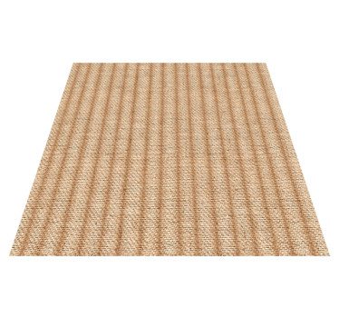 Jute vinyl rug with pattern texture rug - TenStickers