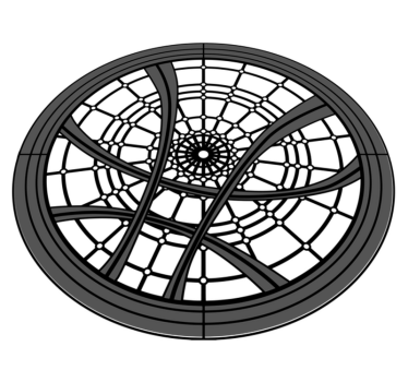 Vinyl rug Dr Strange window  for bedrooms - TenStickers