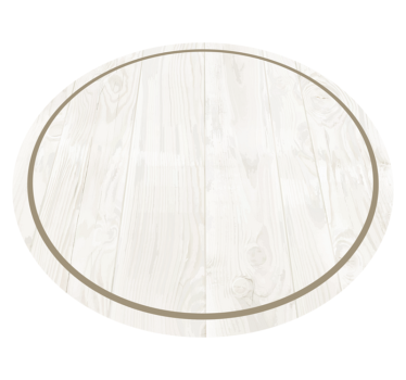 Vinyl rug white wood retro - TenStickers