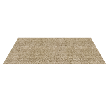 Beige color fabric texture vinyl hallway runner - TenStickers