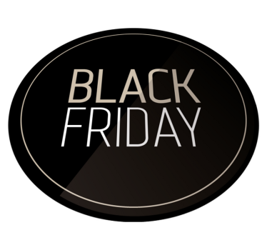 Round Black Friday circular floor mat - TenStickers