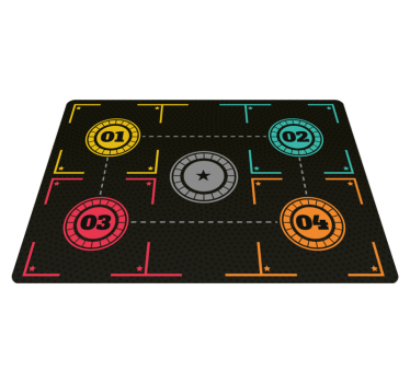 Basketball training sport design vinyl floor carpet - TenStickers