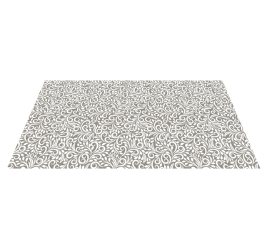 "Ruskin" grey pattern kitchen mat - TenStickers