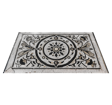 Art Nouveau design dining room carpet - TenStickers